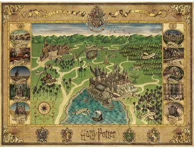 Puzzle Harry Potter mapa Rokfortu
